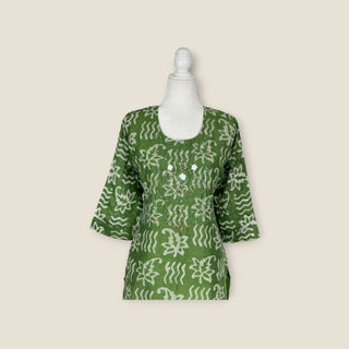 Block print kurti