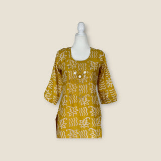 Block print kurti