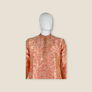 Men's Jacquard Printed Kurta