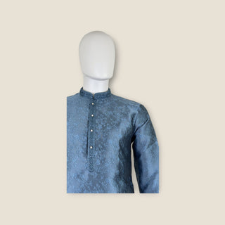 Men's Jacquard Printed Kurta