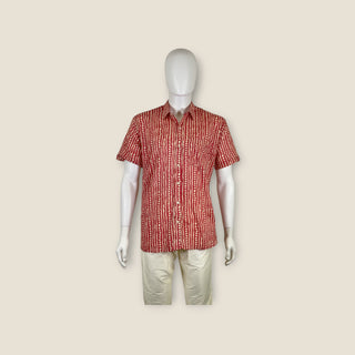 Short sleeve cotton shirt