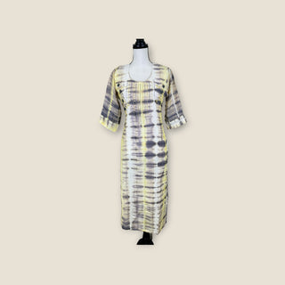 Tie Dye Shibori Silk Kurti