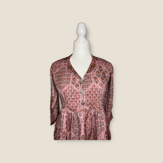 Georgette Pink Cord Set